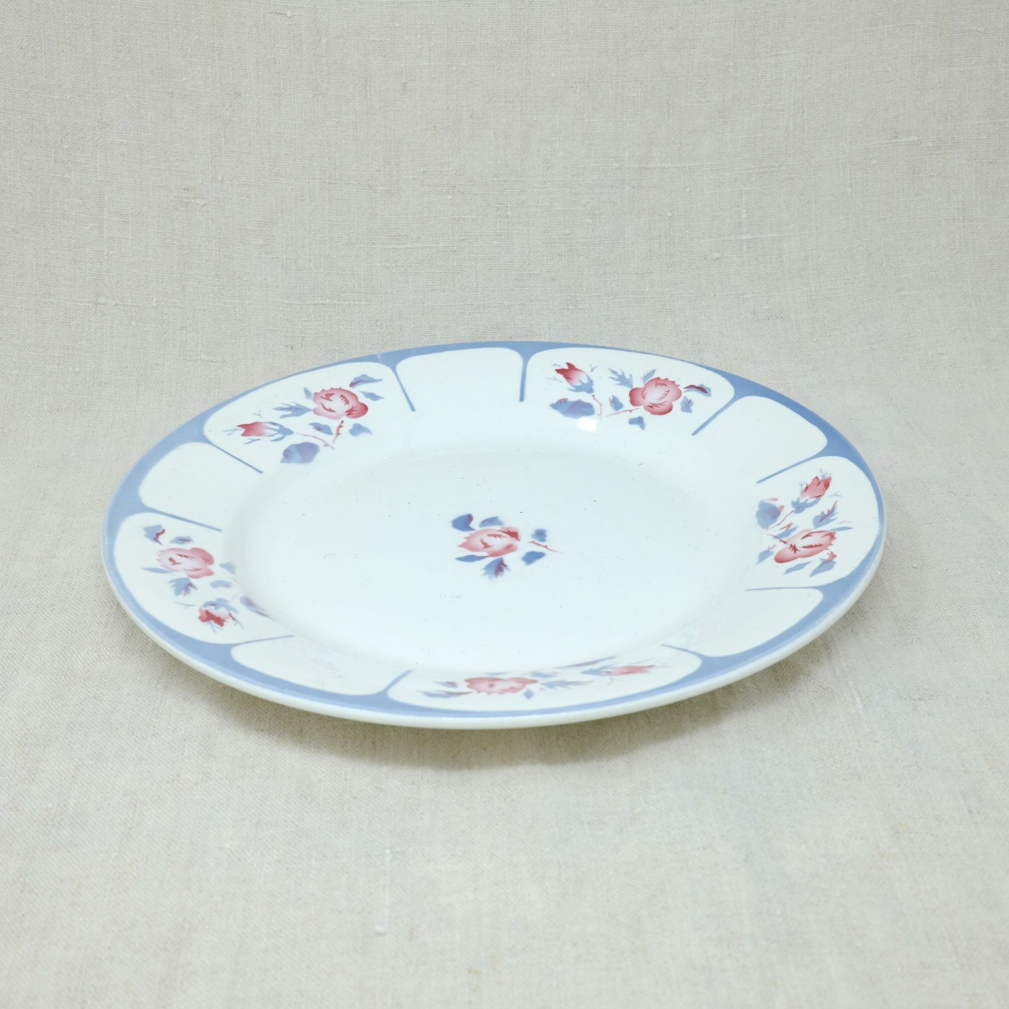 Rose fresco plate