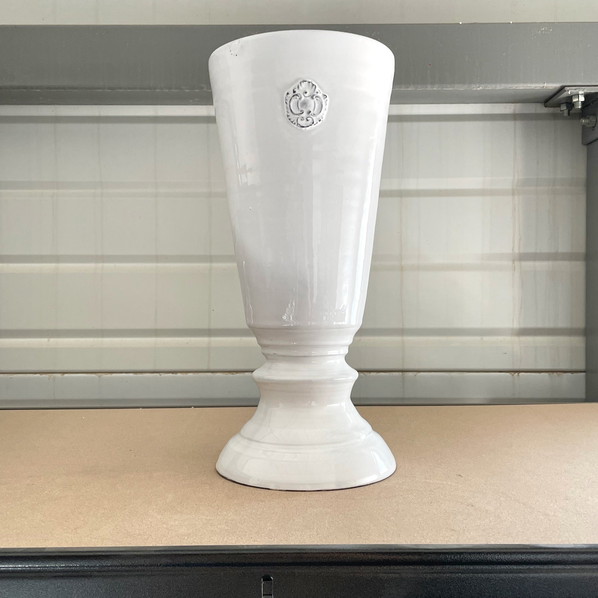 Charles footed vase-L (⌀20 H42)-CARRON-Paris