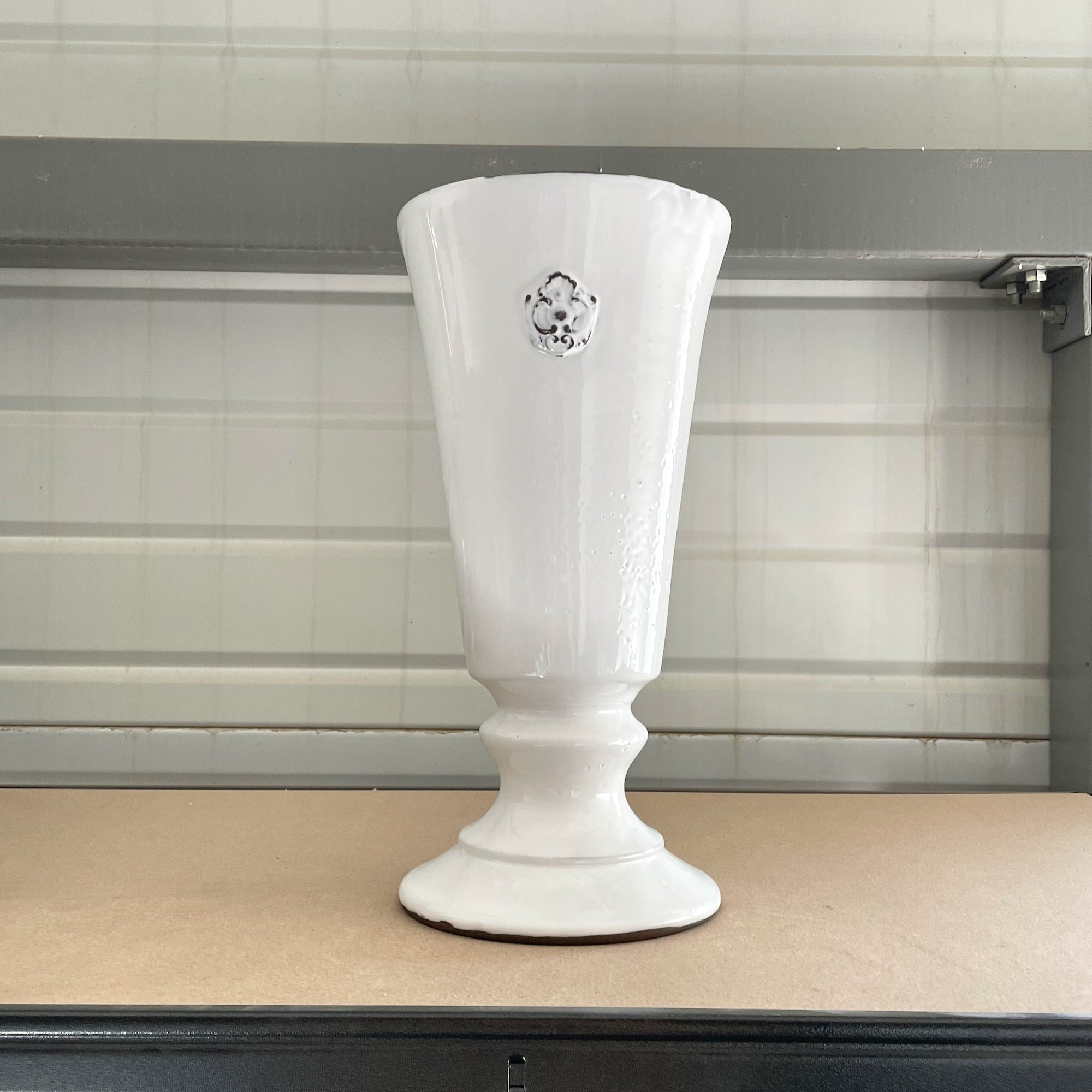 Charles footed vase-L (⌀20 H42)-CARRON-Paris