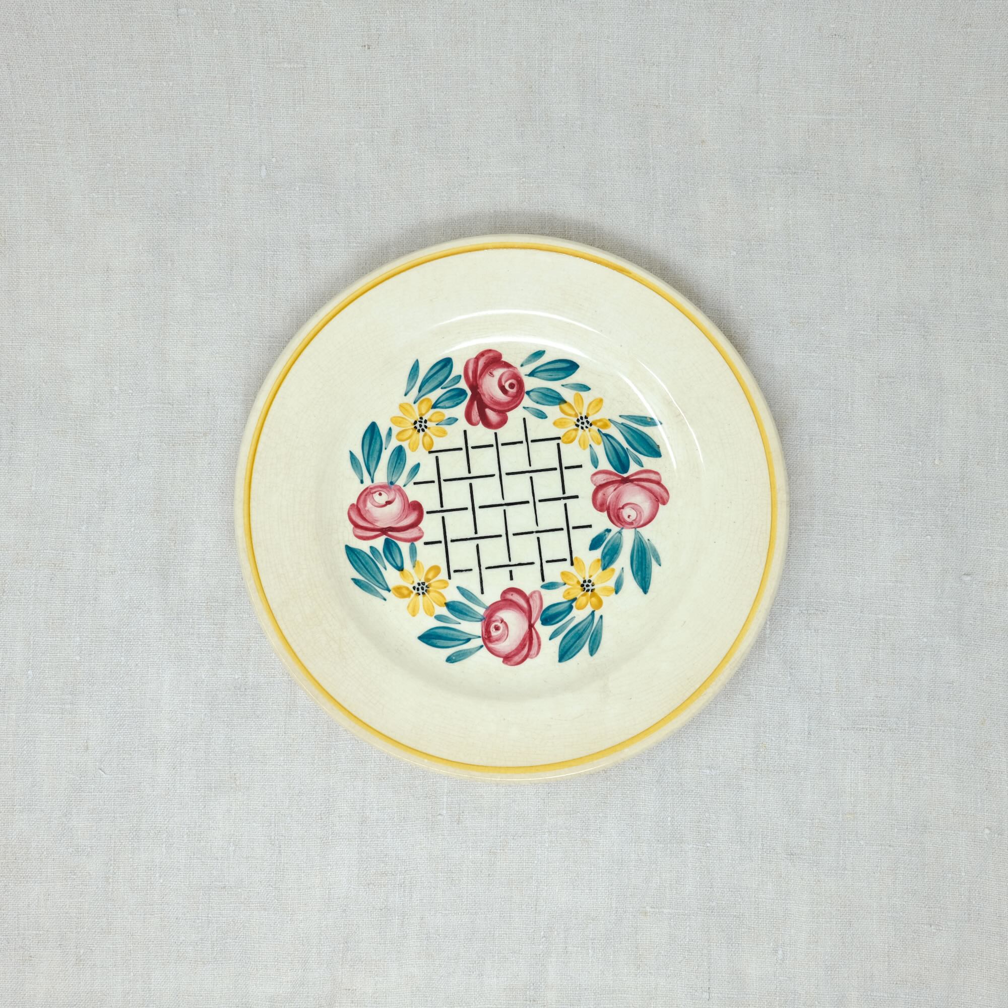 Flower crown plate-Small flat plate (⌀20)-CARRON-Paris