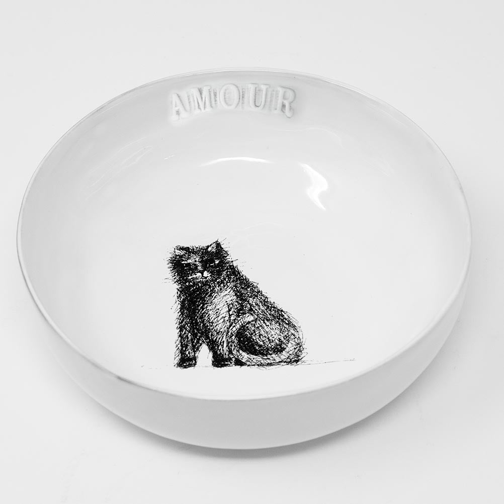 Gribouille Cat Bowl-12x12x4cm-CARRON-Paris