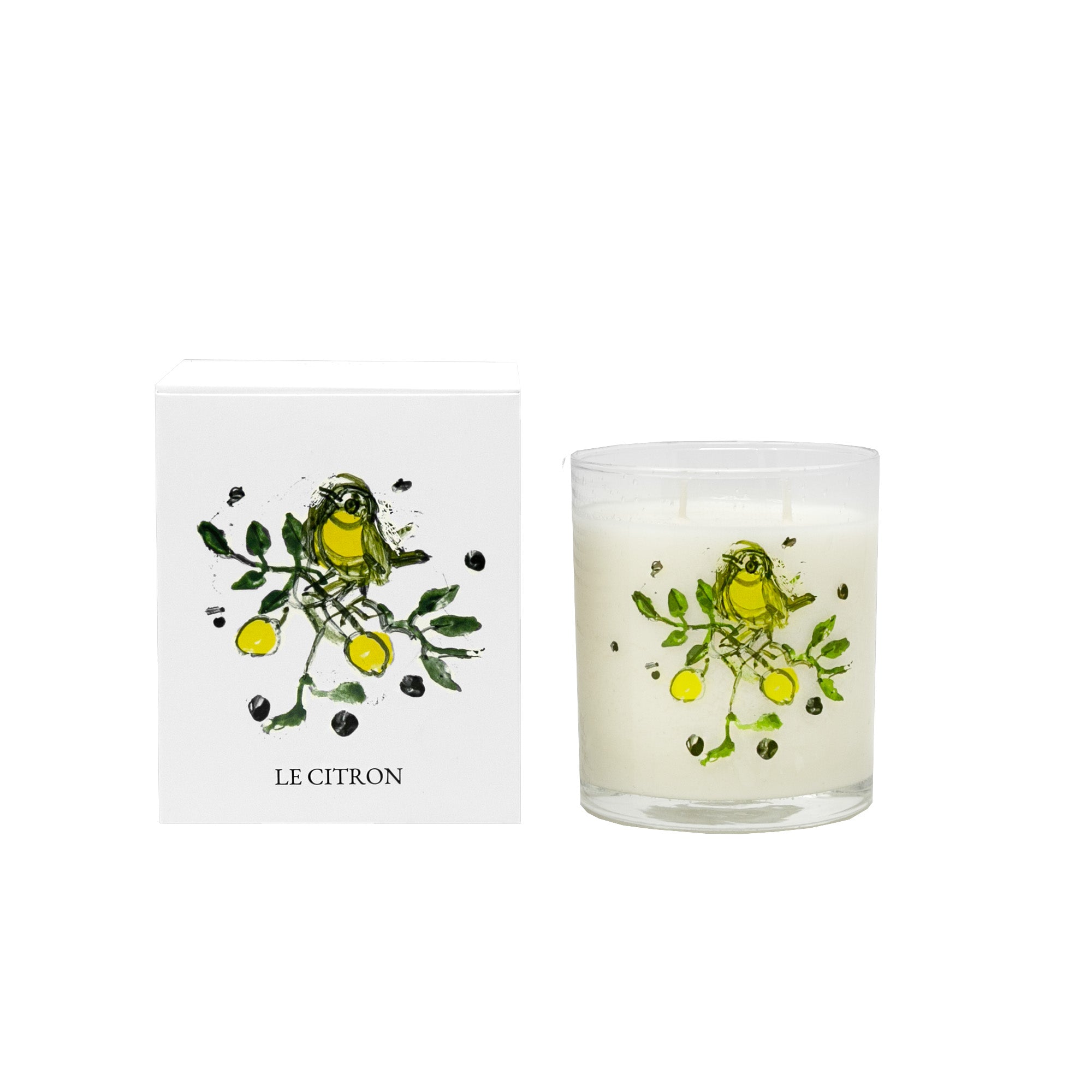 Le Citron candle-L (⌀8,5 H10)-CARRON-Paris