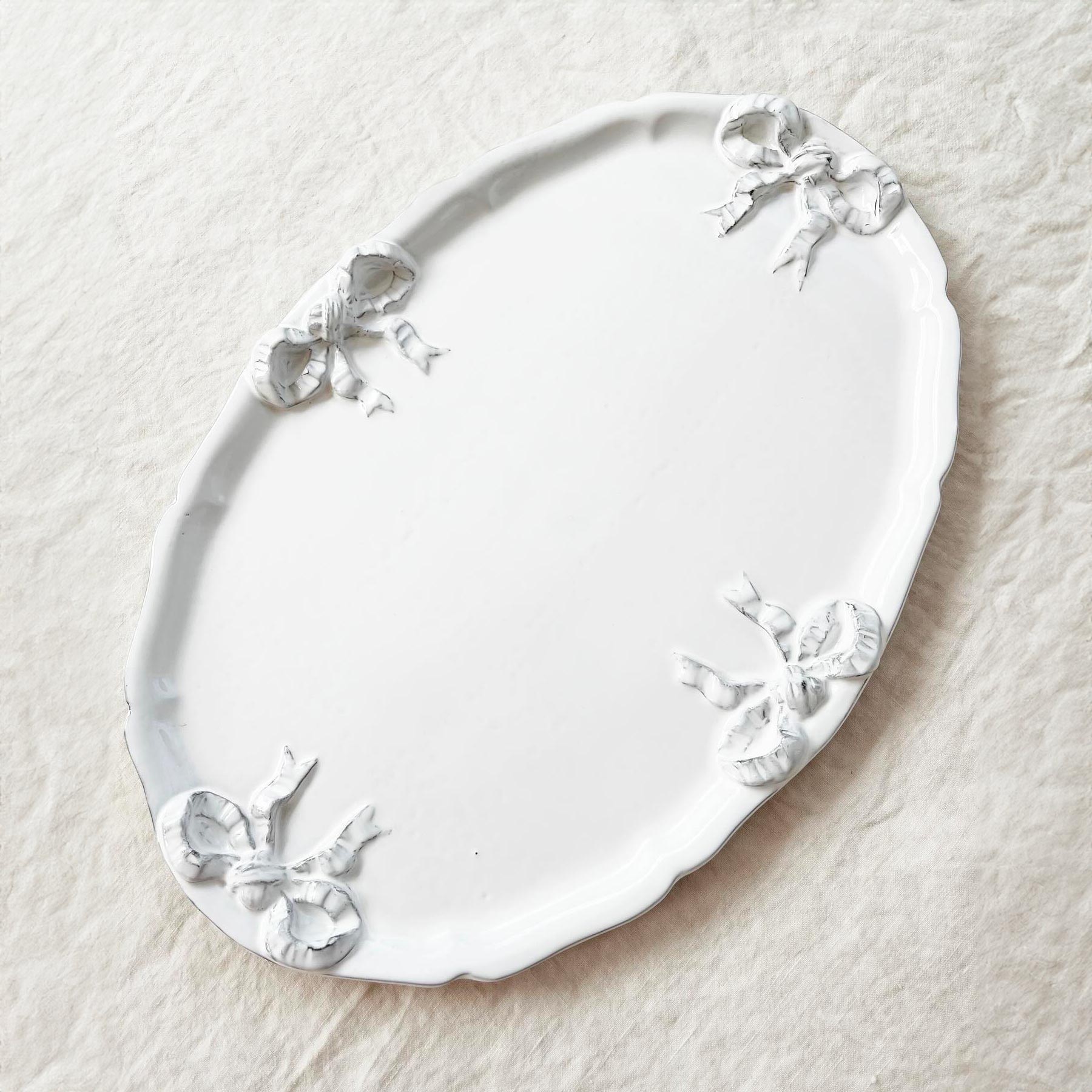 Marie-Antoinette oval platter-CARRON-Paris