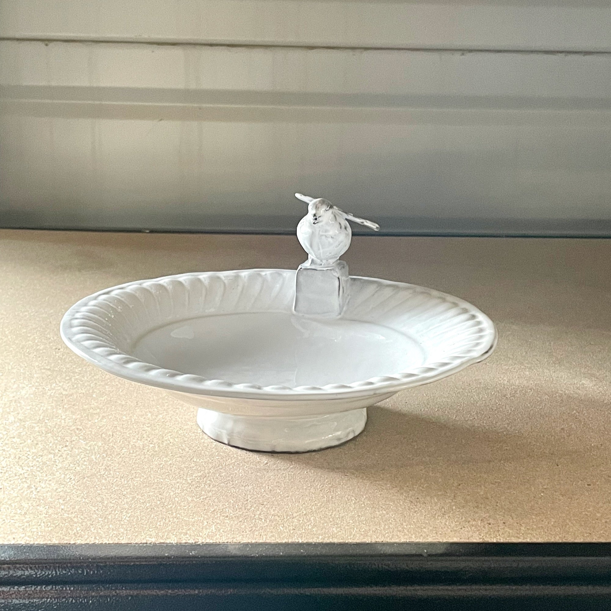 Oiseau footed bowl-23x23x5,8cm-CARRON-Paris