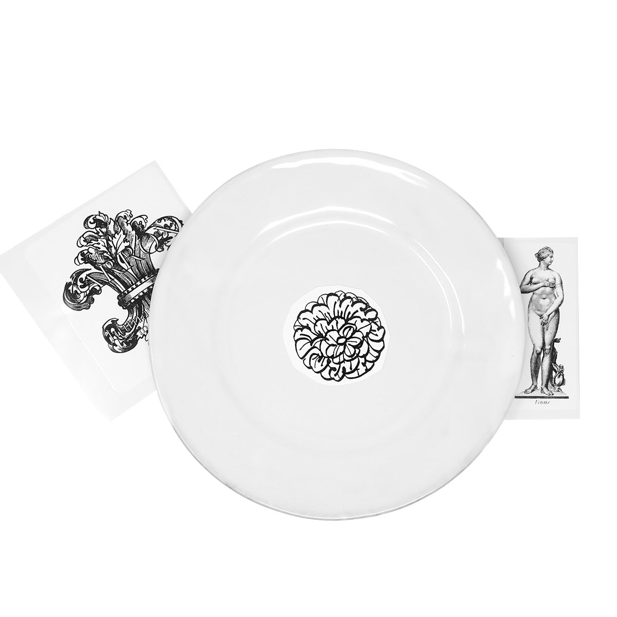 Personalized plate set-CARRON-Paris