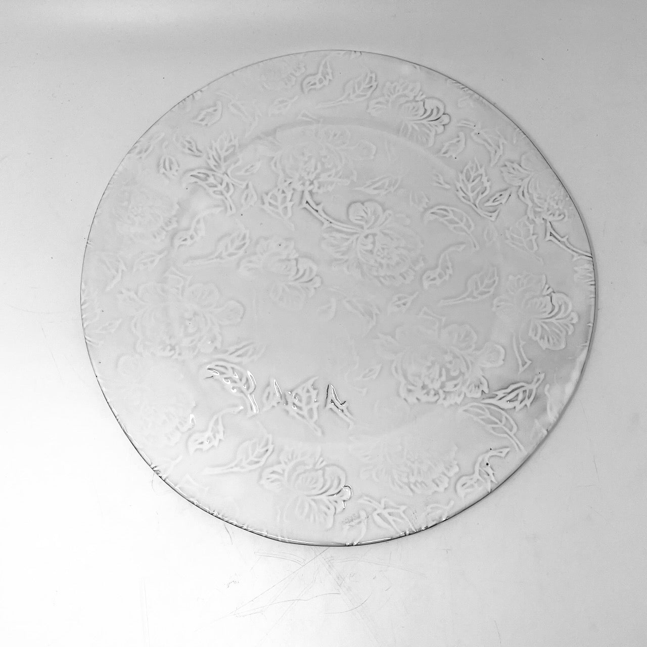 Pivoine plate-Serving plate ⌀31-CARRON-Paris