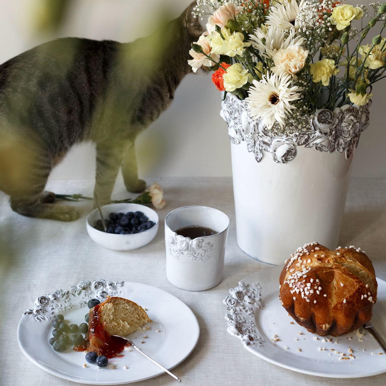 Rose plate-CARRON-Paris