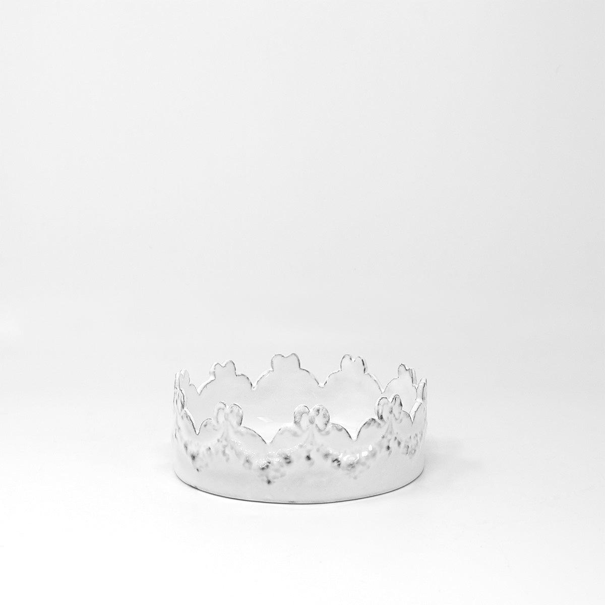 Couronne chiseled serving bowl-⌀14 H5-CARRON-Paris