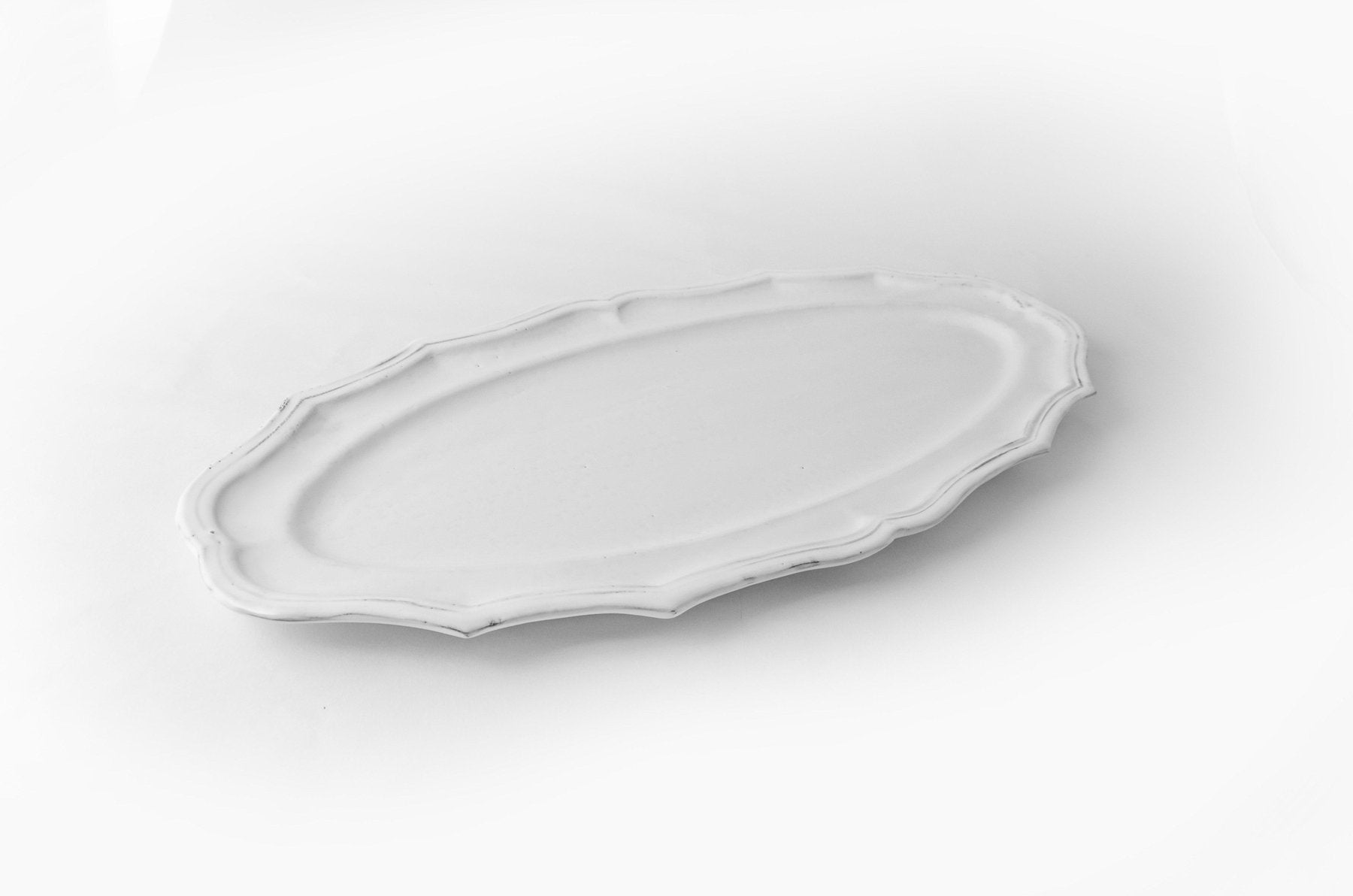 Fish platter Louis XV-58x58x2cm-Handmade in France by CARRON