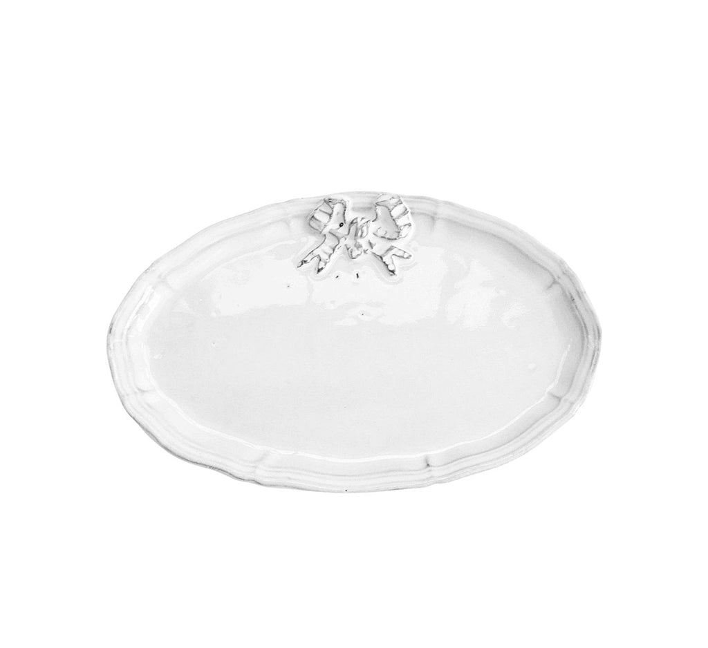 Marie-Antoinette oval platter-21x14x1cm-CARRON-Paris