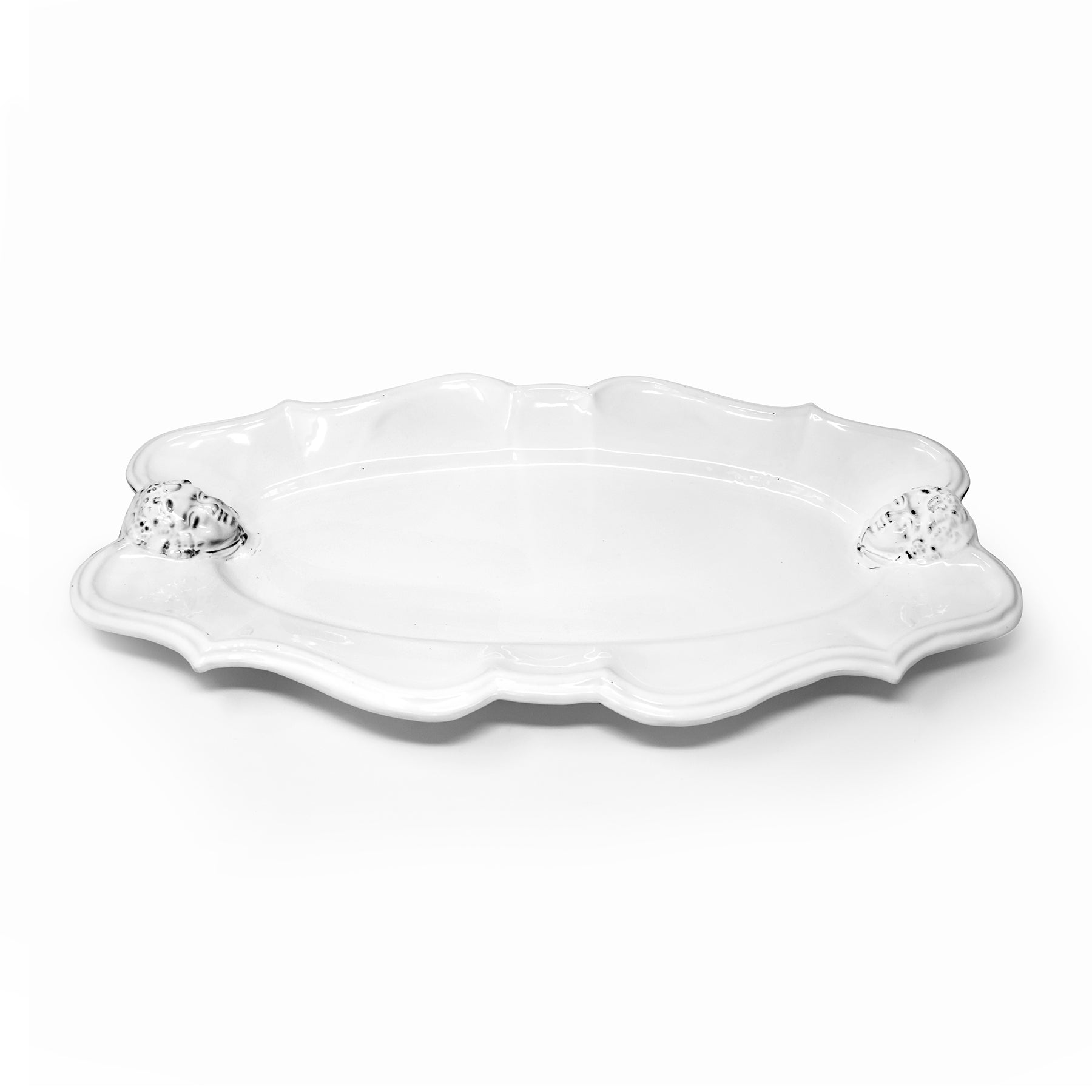 Large ovale platter Mon Ange-60x32x5-CARRON-Paris