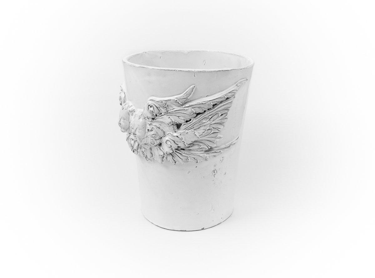 Mon Ange large vase-21x21x27cm-Handmade in France by CARRON